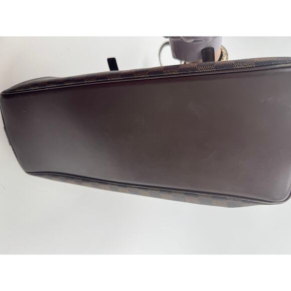 Louis Vuitton Brown Damier Ebene Chelsea Coated Canvas Top Zip Tote Bag - Picture 4 of 11